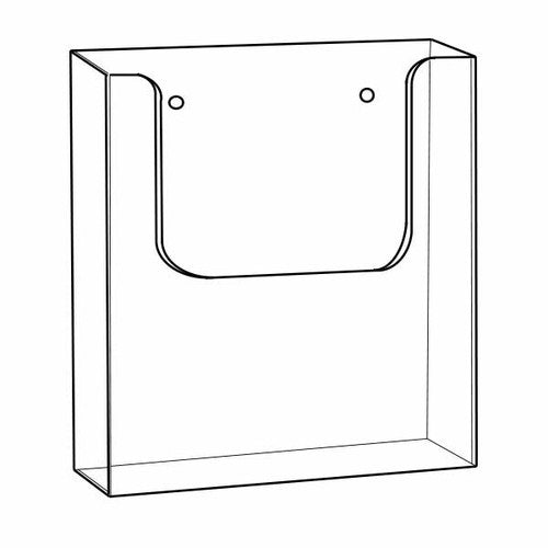 Deflecto Wall Mount Brochure Holder A3