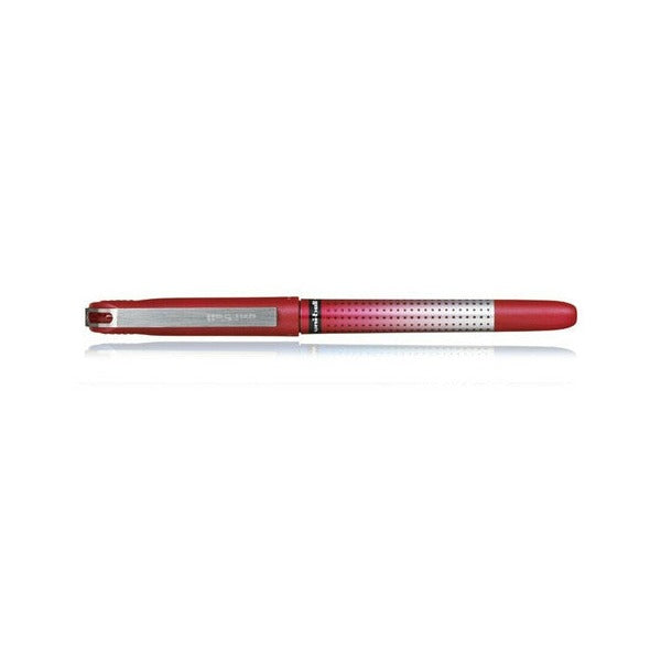 Uni-Ball Eye Needle UB-185S Liquid Ink Rollerball Pen 0.5mm Red Box of 12