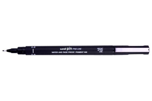 Uni Pin Fineliner 8 Piece Set