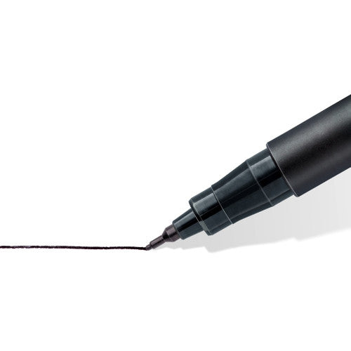 Staedtler Lumocolor Permanent Pen Superfine Black Box of 10 313-9