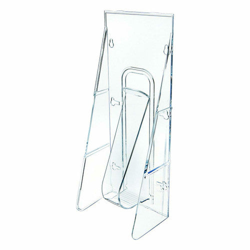 Deflecto Polycarbonate Wall Mount Brochure Holder DL