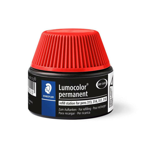 Staedtler 487 17-2 Lumocolor Refill Pot Red
