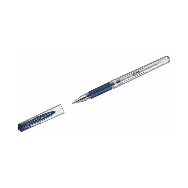 Uni-Ball Signo Broad UM-153 Gel Ink Rollerball Pen 1.0mm Blue/Black Box of 12