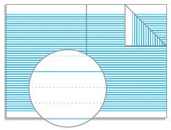 Olympic Exercise Book A4 96 Pages 18mm Dotted Thirds Ruled Pack of 10