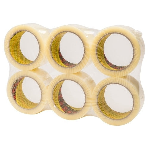 Scotch 370 Box Sealing Tape 48mm x 75m Clear Pack of 36
