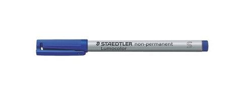Staedtler Lumocolour Non-Permanent Pen Superfine Blue Box of 10 311-3
