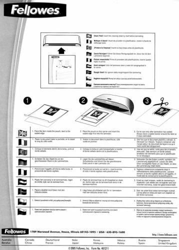 Fellowes A4 Lamination Carrier Pack 10