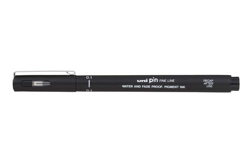 Uni Pin Fineliner 0.1mm 3 Piece Wallet