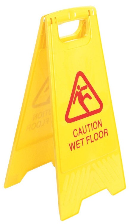 Italplast Safety Sign A-Frame Wet Floor Yellow