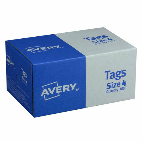 Avery Shipping Tag Size 4 108 x 54mm Blue Box 50