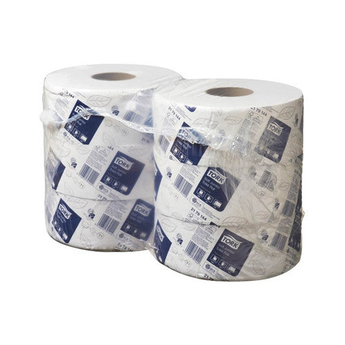 Tork Soft Jumbo Toilet Roll 2 Ply Advanced T1 White Carton of 6 Rolls