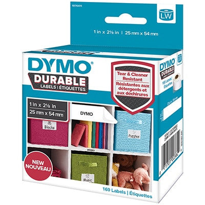 Dymo Durable Address Labels 25 x 54mm Roll 160