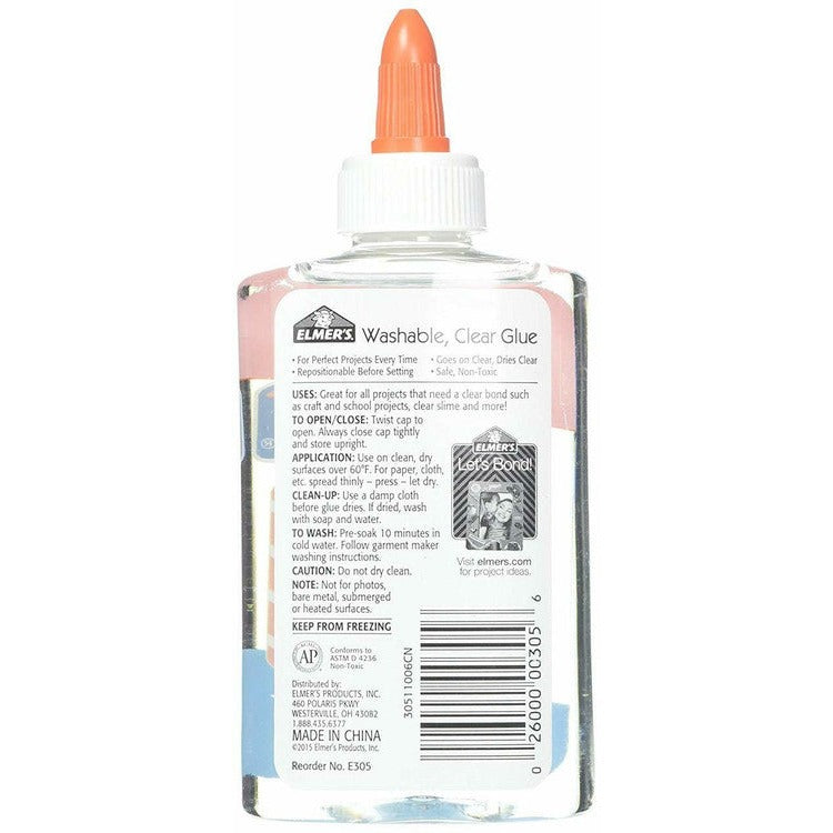 Elmers E305 Clear Liquid School Glue 148ml Box of 12
