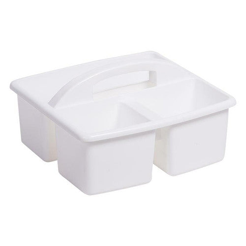 Elizabeth Richards Small Plastic Caddy White