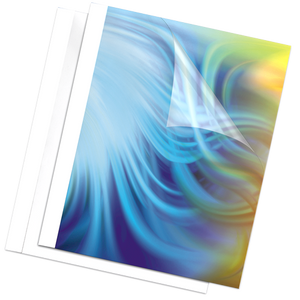 Fellowes Binding Covers Thermal A4 1.5mm 12 Sheets Gloss Back White