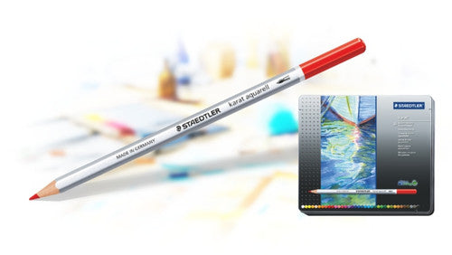 Staedtler 125 M36 Karat Aquarell 125 Watercolour Pencil Assorted Tin 36