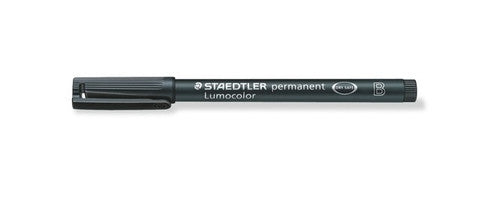 Staedtler 314-9 Lumocolor Permanent Pen Broad Black Box of 10