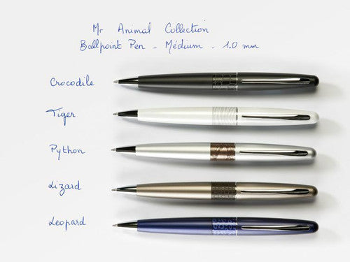 Pilot MR2 Premium Ballpoint Pen Medium Bronze Lizard Barrel Black Ink