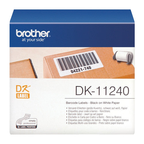 Brother Label Roll DK11240 102mm x 51mm Black on White