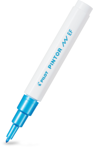 Pilot Pintor Paint Marker Extra Fine Tip Metallic Blue