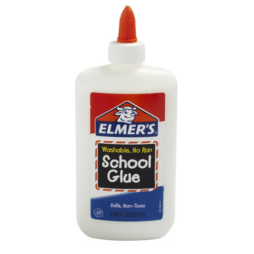 Elmers E308 School Glue 225ml Bottle Box of 6