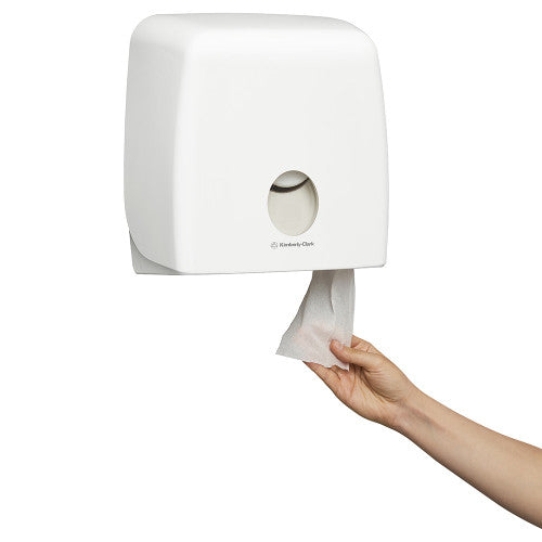 Kimberly Clark Aquarius Jumbo Roll Toilet Tissue Dispenser White