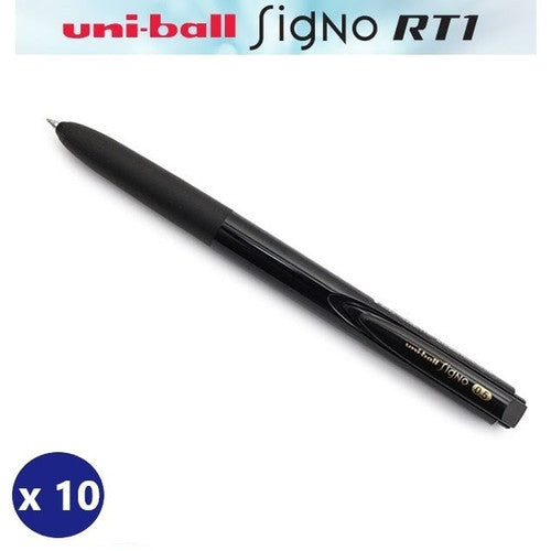 Uni-Ball Signo RT1 Gel Ink Pen 0.5mm Black Box of 10