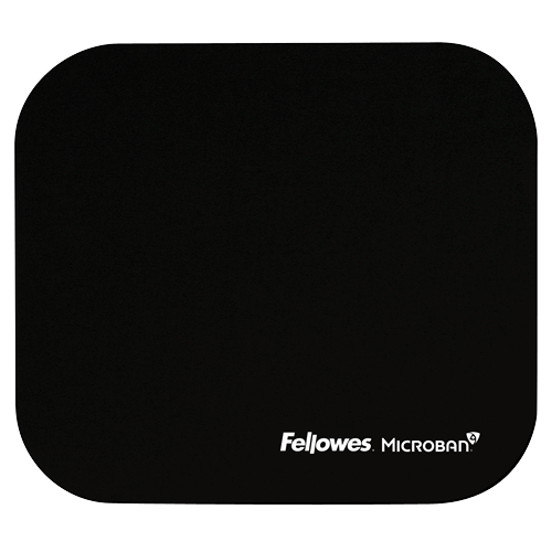 Fellowes Mouse Pad Black Microban