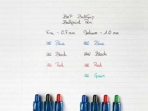 Pilot BegreeN B2P Grip Retractable Ballpoint Pen Medium Blue Box of 10