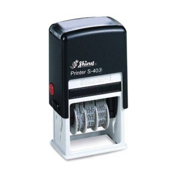 Staedtler Shiny Self-Inking Date Stamp Faxed Message 9S403