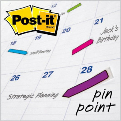 Post-it Arrow Flags Assorted 12 x 45mm 684-ARR4