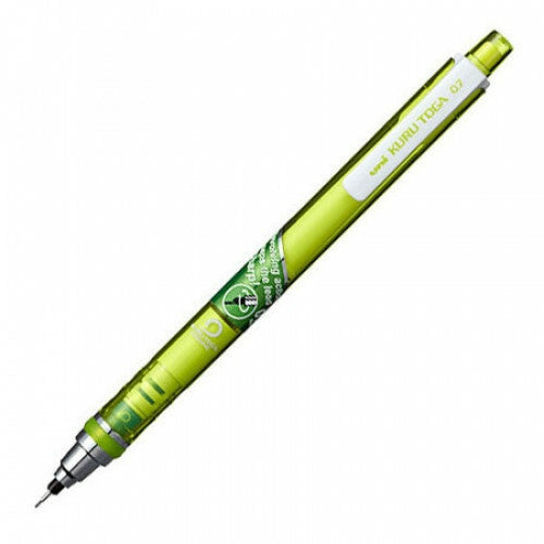 Uni Kuru Toga M7-450T Mechanical Pencil 0.7mm Green Barrel Box of 12