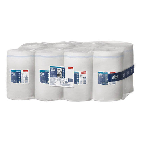 Tork Wiping Paper Mini Centrefeed Roll 1 Ply M1 White Carton of 11 Rolls