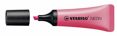 Stabilo Neon Highlighter Box of 10 Pink