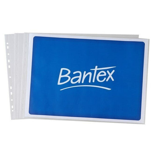Bantex A3 Sheet Protectors Tough PP 120 Microns Landscape Clear Pack of 25