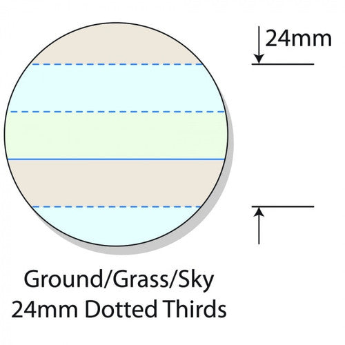 Writer Premium Ground Grass Sky Book A4 64 Page 24mm Dotted Thirds Bear Cover Pack 10 — bulk pack of 10