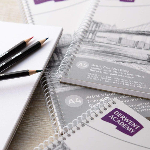 Derwent Academy Drawing Pad A3 Landscape 80 Pages