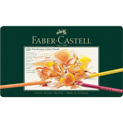 Faber Castell Polychromos Colour Pencils Tin Box of 120