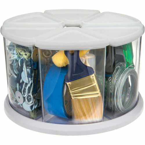 Deflecto Carousel Rotating Organiser 6 Bin