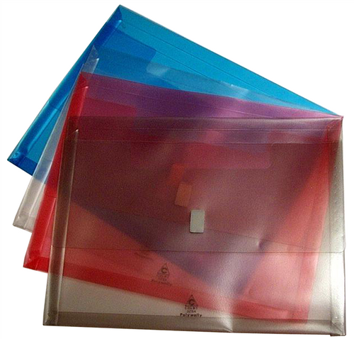Colby 325F Polywally Wallet Foolscap Assorted Pack 12