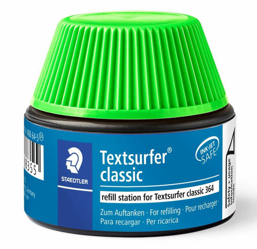 Staedtler 488 64-5 Refill Station for Textsurfer Classic 364 Highlighter Green