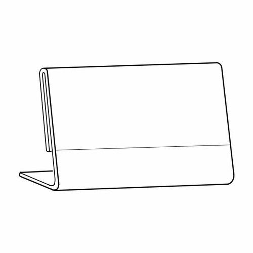 Deflecto Business Place Card Holder Landscape