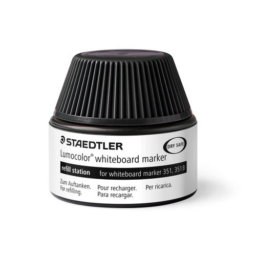 Staedtler Lumocolor Whiteboard Marker Refill Station Black 488 51-9