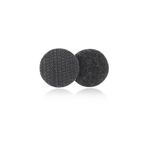 Velcro Brand Stick On Hook and Loop Dots 22mm Black Pack of 12