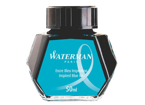 Waterman Ink 50ml Inspired Blue in Box