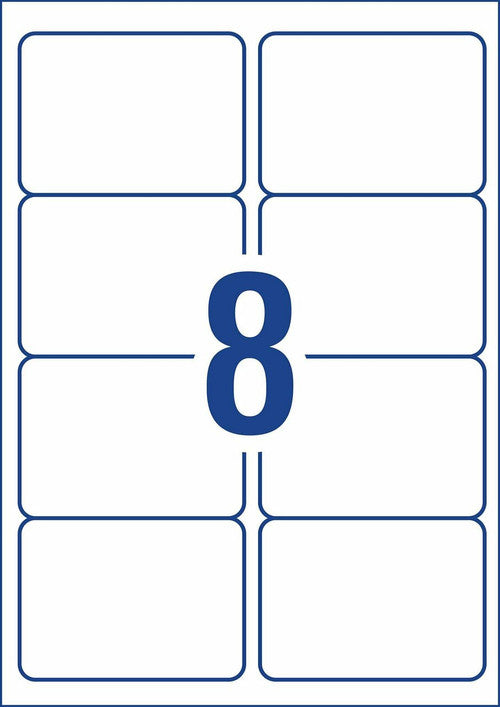 Avery Laser TrueBlock Shipping Parcel Labels L7165 100 Pack 99.1 x 67.7mm 8UP