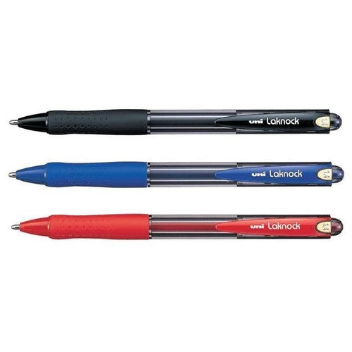 Uni Laknock Ballpoint Pen 1.4mm Black Box of 12
