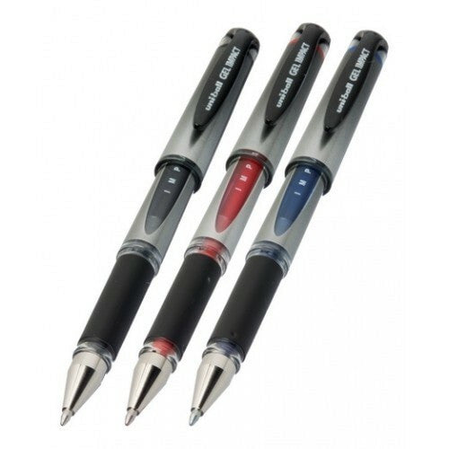Uni-Ball Gel Impact UM-153S Gel Ink Pen 1.0mm Blue Box of 12