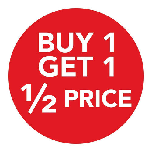 Avery Buy 1 Get 1 Half Price Red Dispenser Labels Circle 24mm 300 Pack