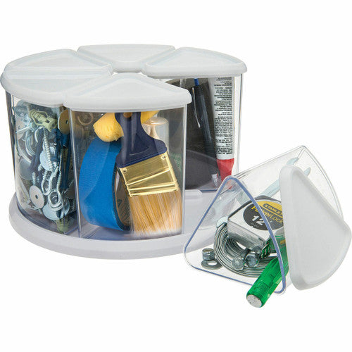Deflecto Carousel Rotating Organiser 6 Bin